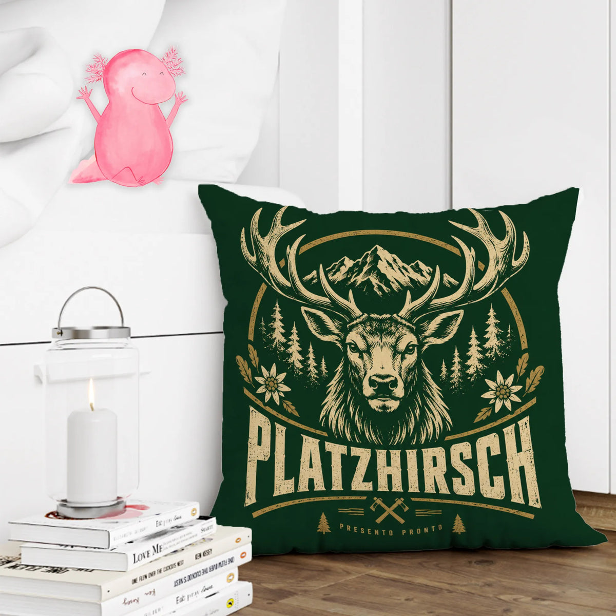 Lustiges Kissen mit Hirsch für den Platzhirsch|p:2013854|h:9d594cf12a1d1659c6b3e3444fa23c02