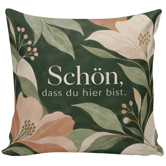 Freundliches Sofakissen für Gäste mit botanischen Blättern|p:2013867|h:b6b71dff7a68da7f72c93a30b4aad73f