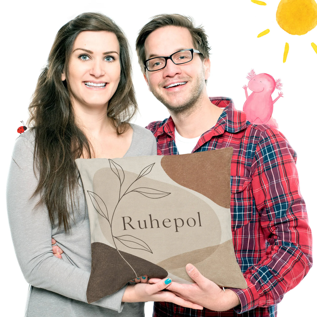 Gemütliches modernes Sofakissen mit Ruhepol für die Leseecke|p:2013874|h:54abdfa598917dbb40ee001f090d7b65
