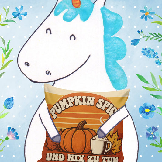Lustiges Herbstkissen für gemütliche Sofastunden mit Kürbis und Tasse|p:2013883|h:5d481456061b3794cfc4de3b50eb05d2