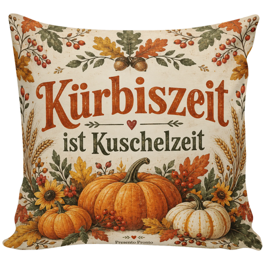 Kuscheliges Kissen für den Herbst mit Kürbissen|p:2013885|h:5022f2e76b9f4d33ef0b238a089facfa