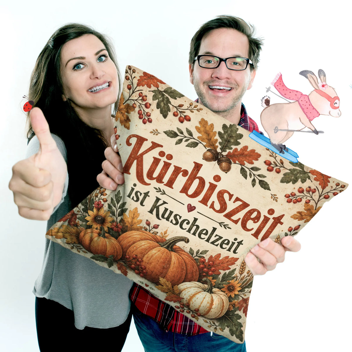 Kuscheliges Kissen für den Herbst mit Kürbissen|p:2013885|h:1e0cf6ad36a24cc0d2b67825258fc3a5