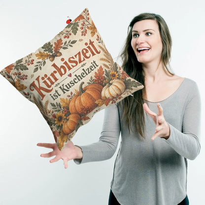 Kuscheliges Kissen für den Herbst mit Kürbissen|p:2013885|h:bfa07644358a610e6e704a5baa9d57a5
