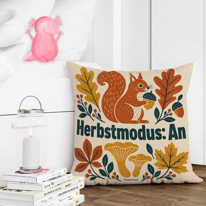 Gemütliches Herbstkissen mit Eichhörnchen|p:2013889|h:7a6cd8b3eff83994ec87b0fc63bd972a