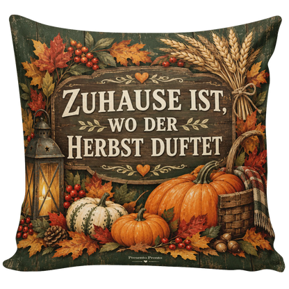 Gemütliches Kissen für den Herbst mit Kürbissen im Korb|p:2013893|h:0ccc5bf46911e4a1284f9176bc2cd62a