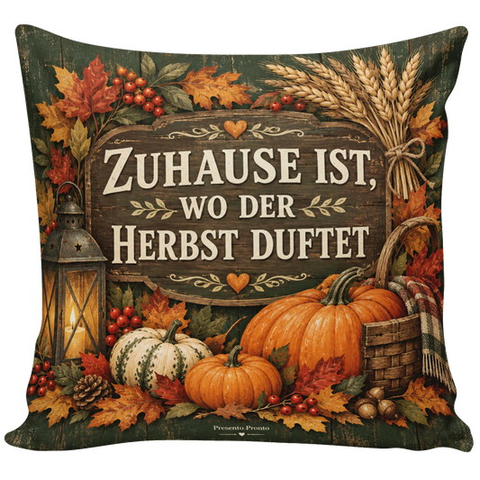 Gemütliches Kissen für den Herbst mit Kürbissen im Korb|p:2013893|h:0ccc5bf46911e4a1284f9176bc2cd62a