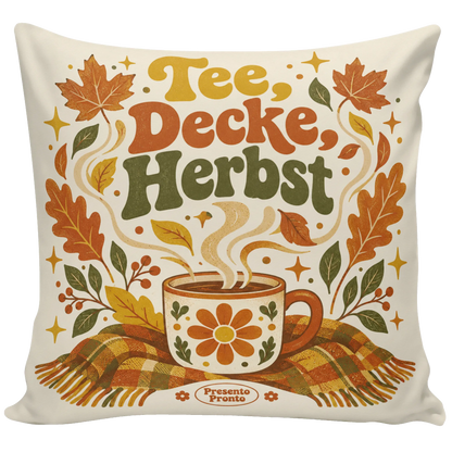 Gemütliches Kissen für den Herbst mit dampfender Tasse|p:2013895|h:439582baf166c04b545c20fb9caaf9f5