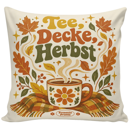 Gemütliches Kissen für den Herbst mit dampfender Tasse|p:2013895|h:439582baf166c04b545c20fb9caaf9f5