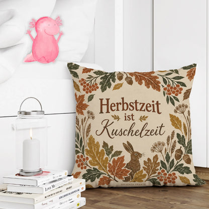 Kuscheliges Kissen für den Herbst mit Hase|p:2013897|h:bac56174a1218b1a5882799bc100ead4