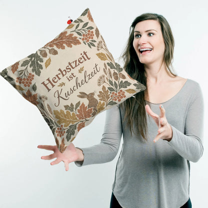 Kuscheliges Kissen für den Herbst mit Hase|p:2013897|h:18fd9b983ecd501741067bd83b2a414f