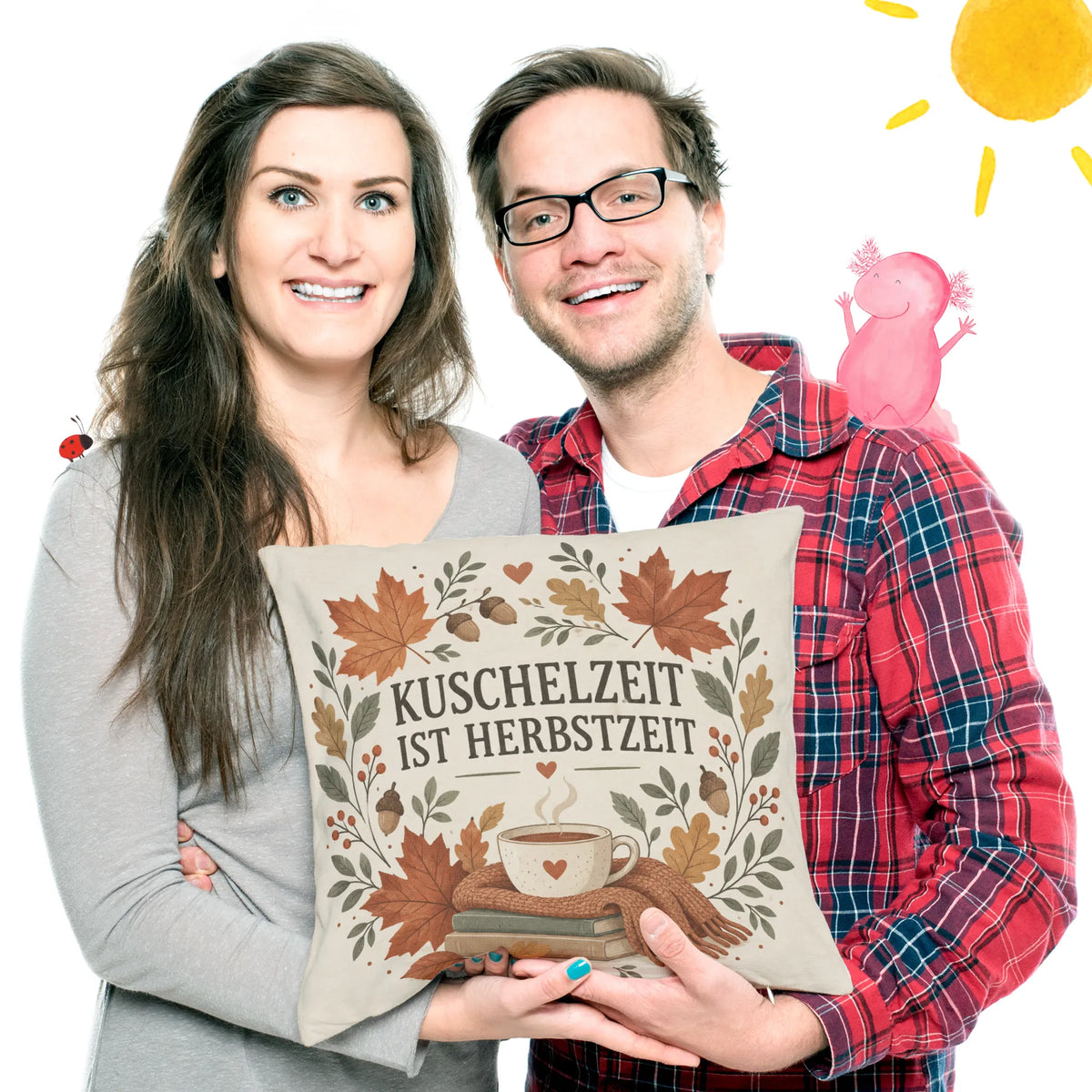 Gemütliches Herbstkissen für Sofa mit Ahornblättern|p:2013898|h:cfbc814f3a17c3fdc2d3ae5018a25256