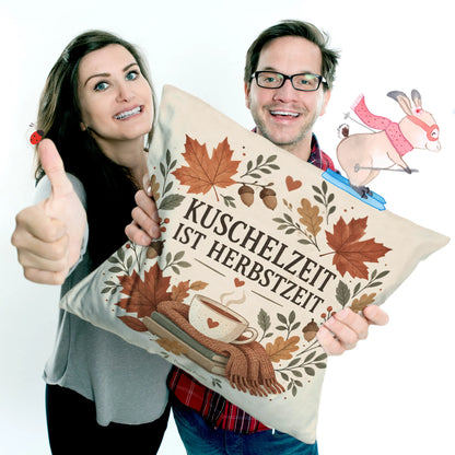 Gemütliches Herbstkissen für Sofa mit Ahornblättern|p:2013898|h:e8b677ad48c38c746e121e4493a048ef