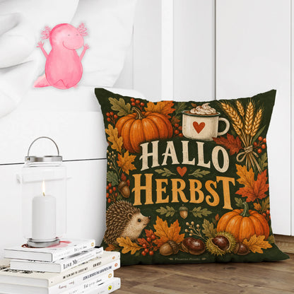 Gemütliches Kissen für den Herbst mit Kürbissen|p:2013899|h:61056c3ac3c0fc8197fd024aaf619a22