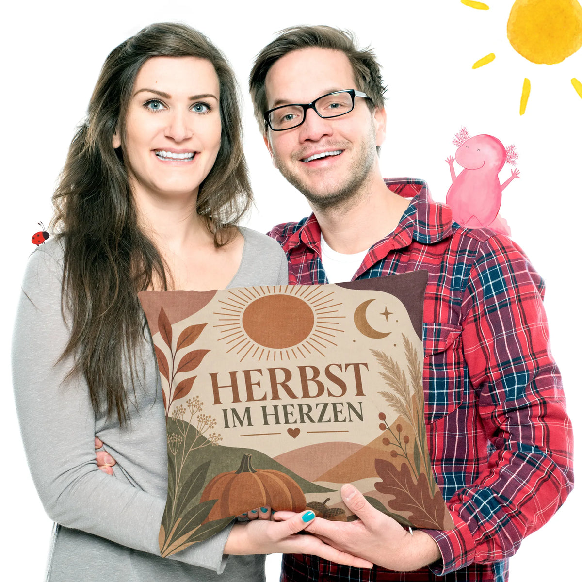 Gemütliches Herbstkissen für Herbstliebhaber mit Sonne und Mond|p:2013900|h:85667fbb47d9439ed0c9ce1b723881dd