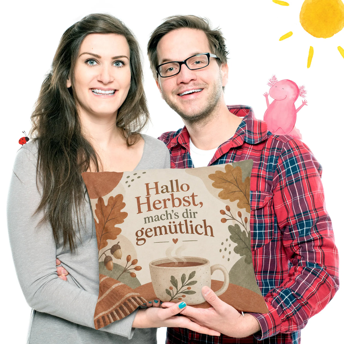 Gemütliches Kissen für den Herbst mit Keramiktasse|p:2013901|h:cbb87325fcc54b7f7b402450c9449db8
