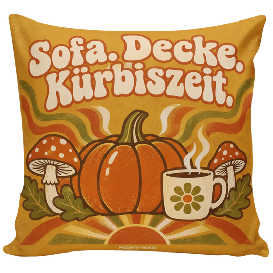Gemütliches Kissen für den Herbst mit Kürbis und Kaffee|p:2013905|h:49a75091cc96e89b7a4e7a40cc1d096b