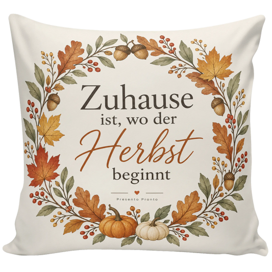 Gemütliches Kissen für den Herbst mit Herbstkranz|p:2013906|h:c0b3c89eb369ee76f6812aec4e97fcad