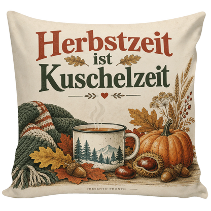Gemütliches Kissen für den Herbst mit Kürbis und Teebecher|p:2013907|h:4e0cf4a244d3a5428c5ce12421bd5384