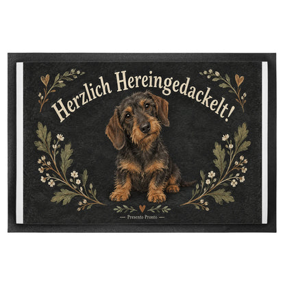 Lustige Fußmatte Hereingedackelt für Dackelliebhaber|p:2013914|h:3193c8eb9af99e68edfececf59cb8253