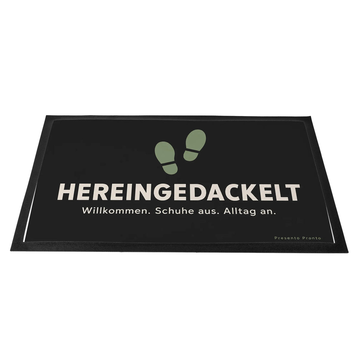 Lustige Fußmatte Hereingedackelt zum Einzug mit Schuhabdrücken|p:2013919|h:9a143242c3c3deb0379a97d5a8910ca2