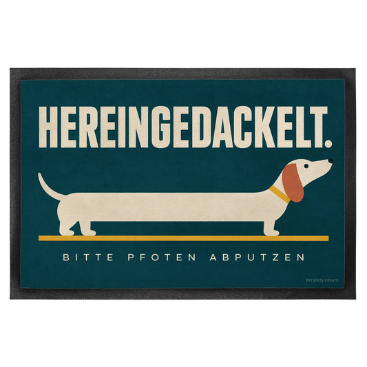 Lustige Fußmatte Hereingedackelt für Dackelbesitzer|p:2013936|h:11810f11076353f908ee85ed2d9e4725