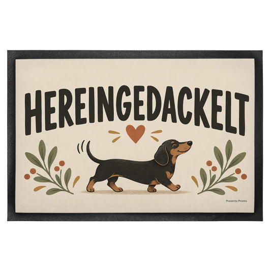 Lustige Fußmatte Hereingedackelt für Dackelbesitzer|p:2013937|h:e1f882d00f1895b491b37564a1a3fad0