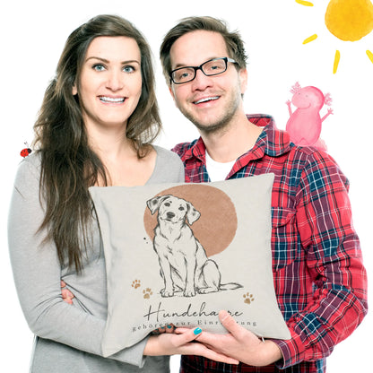 Lustiges Kissen für Hundebesitzer mit sitzendem Hund|p:2013943|h:6ba45a2f3a33091055aa8d569290ec09