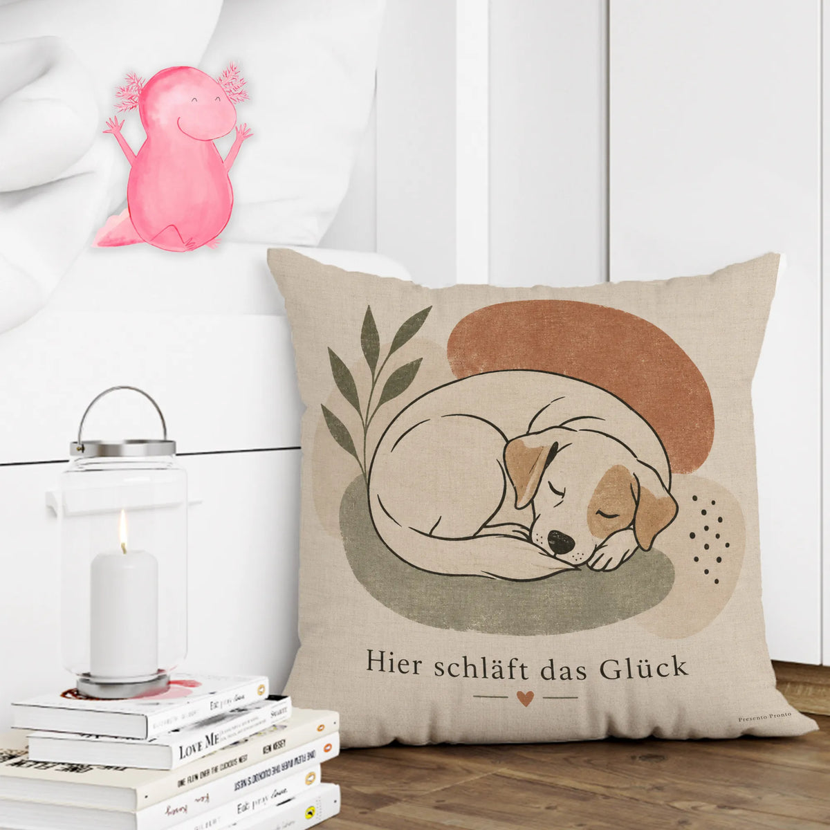 Gemütliches Kissen mit schlafendem Hund für Hundefans|p:2013947|h:b5a691e73bf8571590c00d384f60b302