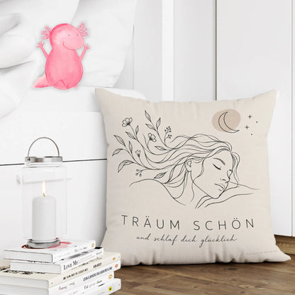 Sanftes Boho Kissen zum Einschlafen mit Mond und Sternen|p:2013949|h:f1a8cb8e45982ea8545a369a56d7e03c