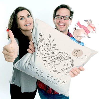 Sanftes Boho Kissen zum Einschlafen mit Mond und Sternen|p:2013949|h:bbaf91c8fab778d88bc68f1974a48c84