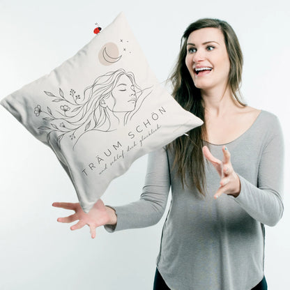 Sanftes Boho Kissen zum Einschlafen mit Mond und Sternen|p:2013949|h:61fc4c94f546117d56c248a5f356621e