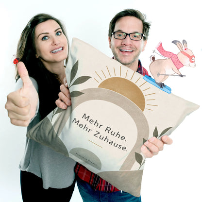 Ruhiges Boho Kissen zum Einzug mit Bogen und Sonne|p:2013951|h:175fda2dce78ebcc4ab914107669631b