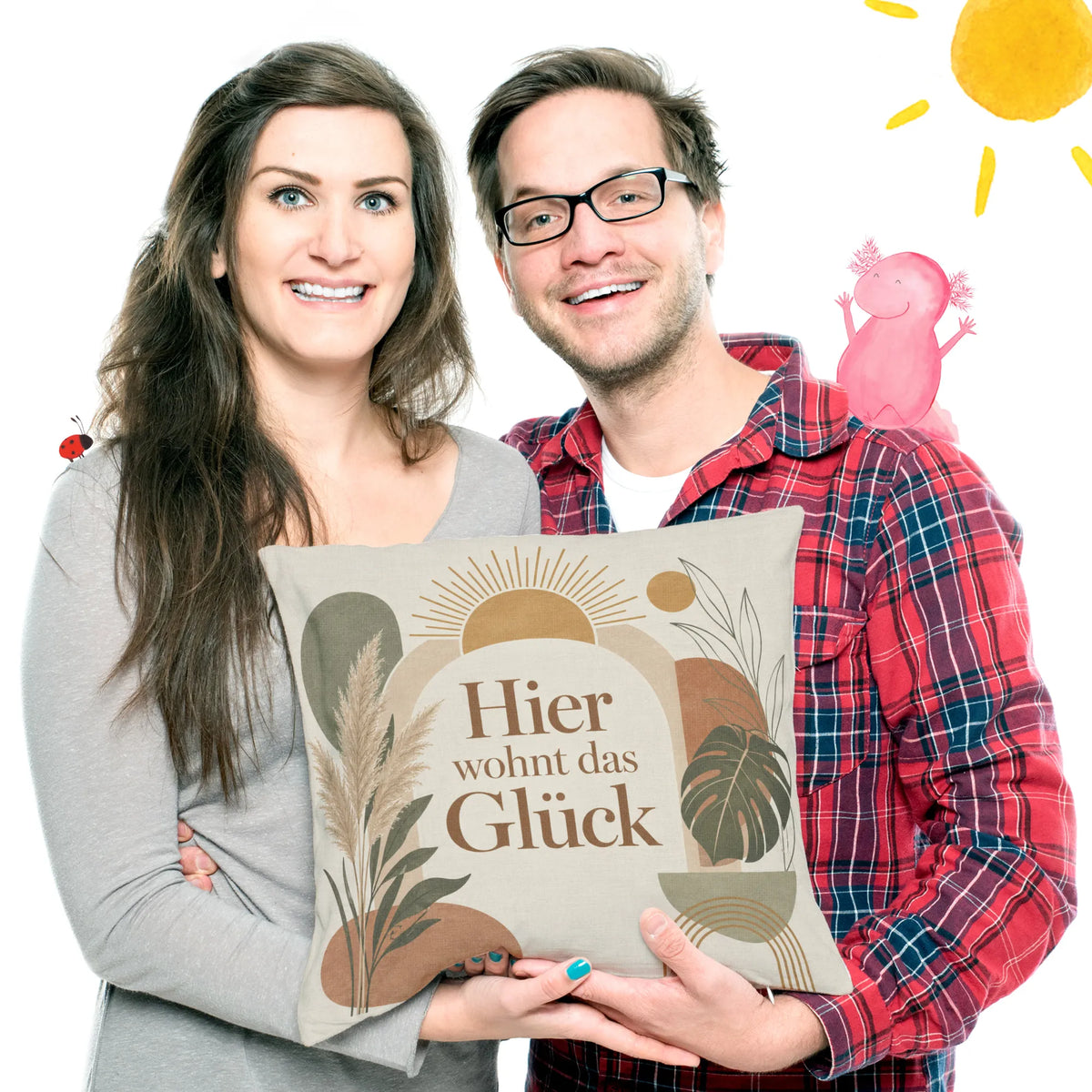 Gemütliches Boho Kissen fürs neue Zuhause mit Sonnenbogen|p:2013953|h:3a9f05b18fff39f2b464c555a33aa77c