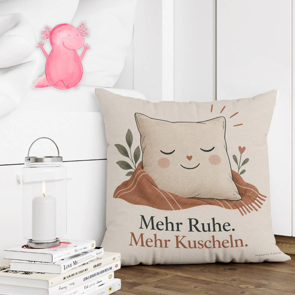 Elegantes Kissen mit Gesicht für ruhige Kuschelmomente|p:2013955|h:33aa0eeb1e7cbf19b9ab8ff59d8bc4fc