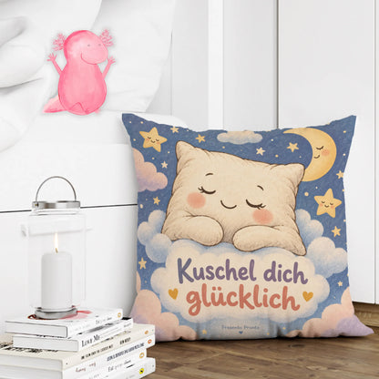 Kuscheliges Kissen mit Gesicht zum Einschlafen|p:2013956|h:bd744fde3fdf49d3934d7abb5f9e42ea