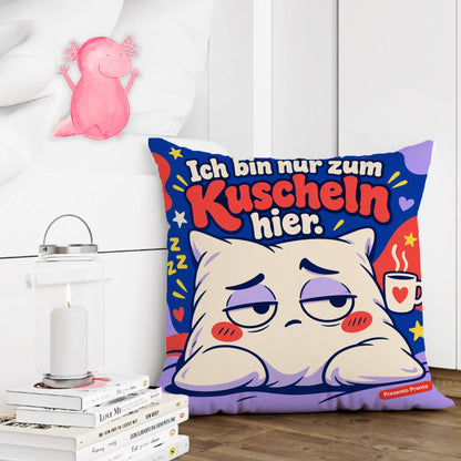 Lustiges Kissen mit Gesicht für Kuschelmuffel|p:2013958|h:6449a8b120b0c4d33a69485c55127fa0