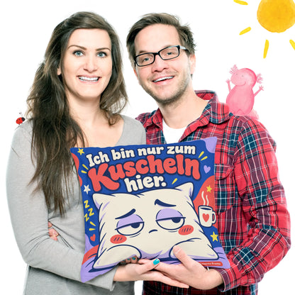 Lustiges Kissen mit Gesicht für Kuschelmuffel|p:2013958|h:806715b4e20881cec3ffbc993d7e822e