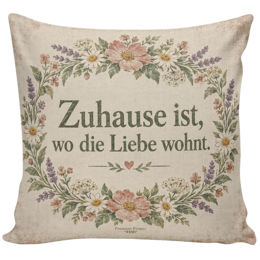 Gemütliches Vintage Kissen fürs Zuhause mit Blumenkranz|p:2013961|h:7a822ad30f669a1cd814d24454690ab5