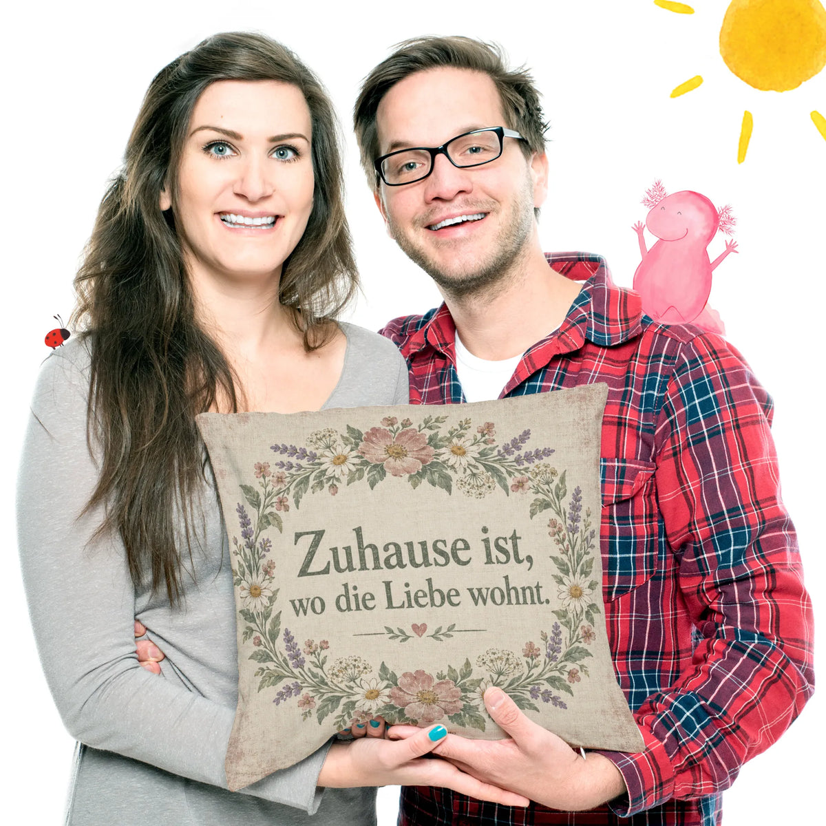 Gemütliches Vintage Kissen fürs Zuhause mit Blumenkranz|p:2013961|h:948f843f85b0013ad145b3da5d6b3ec3
