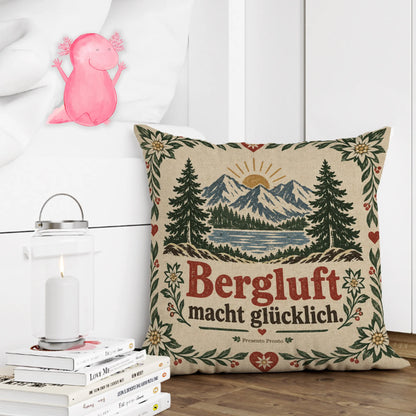 Gemütliches Vintage Kissen für Bergliebhaber mit Berglandschaft|p:2013963|h:837668fcf771257f68ee6f5257764e6e