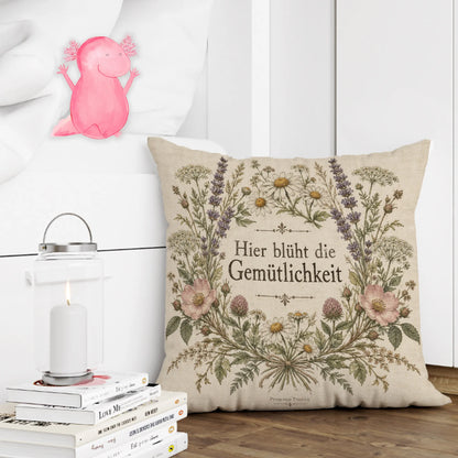Gemütliches Vintage Kissen für Kräuterfans mit Wildkräutern|p:2013964|h:0dd2bea6adae60c49a101ea4bcbb9e17