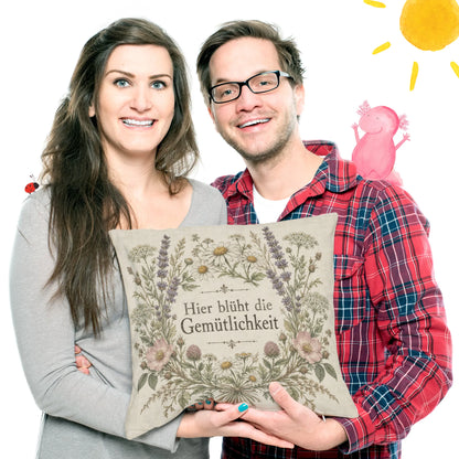 Gemütliches Vintage Kissen für Kräuterfans mit Wildkräutern|p:2013964|h:5a6562d3e7eea253a7bac8d8cd8712b9