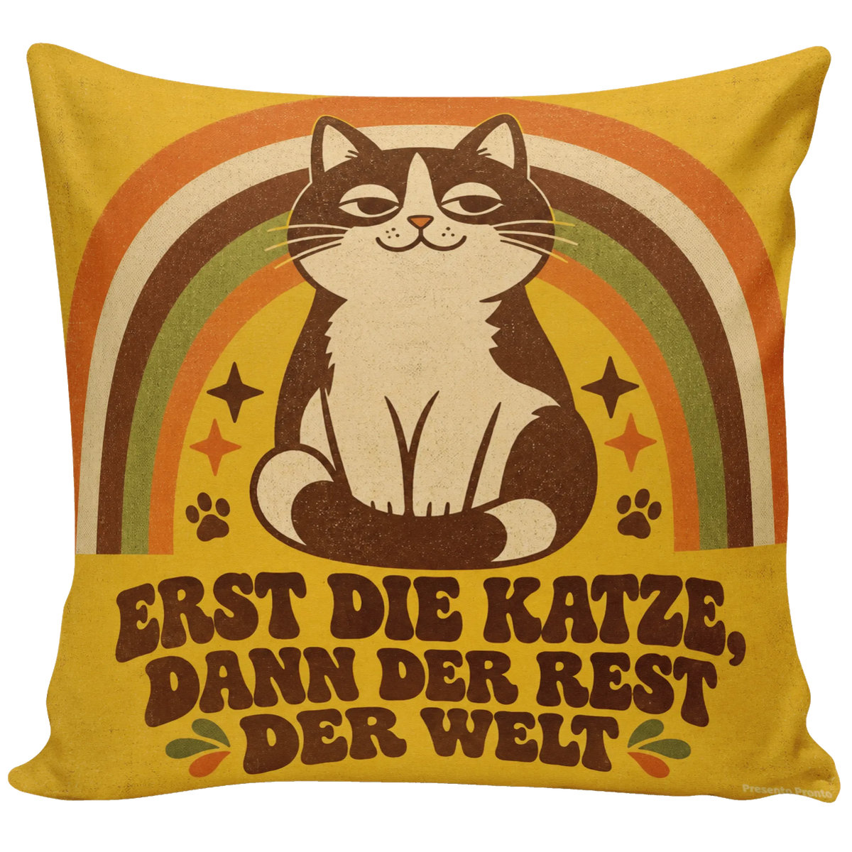 Lustiges Kissen für Katzenliebhaber mit Regenbogen|p:2013968|h:4859664eb68ab02990084bb6219ac676