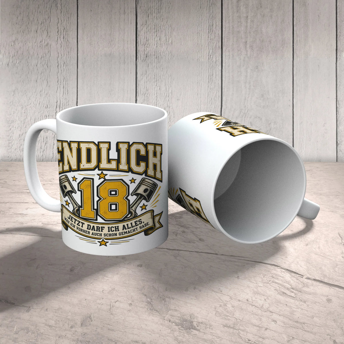 Lustige Tasse zum 18. Geburtstag für Jungen mit Geburtstagszahl 18|p:2013991|h:9554634e09b4b97219e66dc50e29f53f