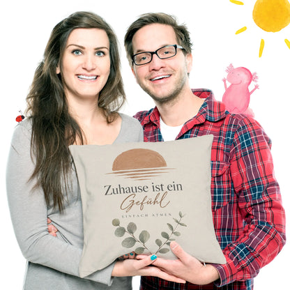 Gemütliches ästhetisches Kissen für Zuhause mit Sonnenbogen|p:2013992|h:9390cb11cc9f534d4d023faada757494