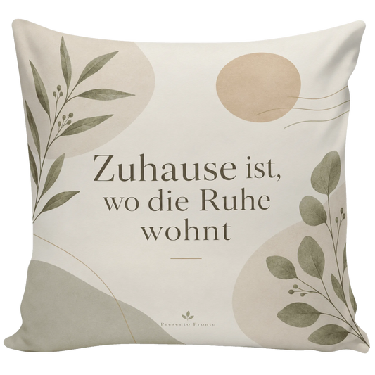 Ruhiges ästhetisches Kissen für Zuhause mit Sonne und Zweigen|p:2013994|h:01ebb23712aedfb4bf57c052ffbeb29c