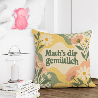 Gemütliches Aesthetic Kissen für Teenager Wildblumen Pastell|p:2013996|h:77a07894dfd1971f0a6289056922ec73