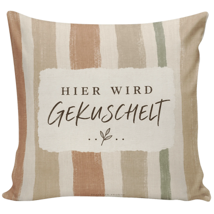 Kuscheliges gestreiftes Kissen für gemütliche Stunden|p:2013998|h:4a178c8882ab70c4c84373a92b040b99