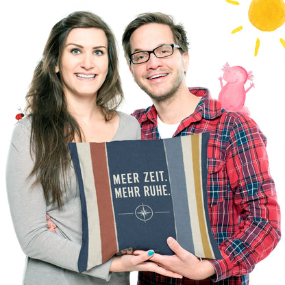 Entspannendes gestreiftes Kissen für Meeresliebhaber zur Auszeit|p:2014000|h:fe968c99e89b17d281fc487f0e28ab51