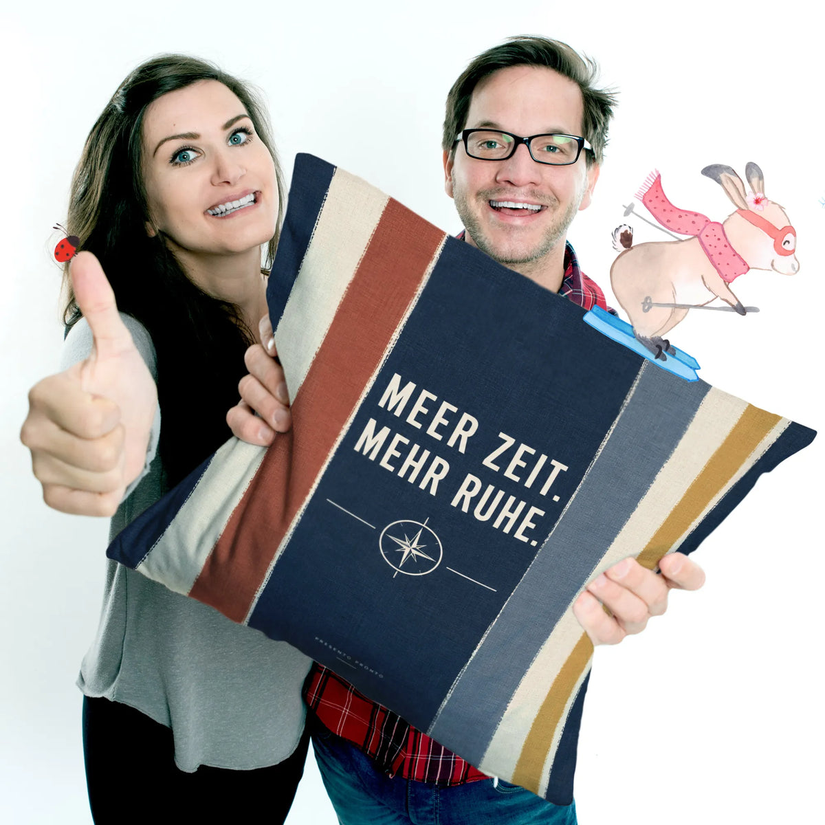 Entspannendes gestreiftes Kissen für Meeresliebhaber zur Auszeit|p:2014000|h:b882340927e078621e7bdb1e7284d885